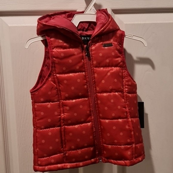 Dkny Other - SOLD!! Toddler/girls Sz 6 DKNY Puffer Hooded Vest NWTs